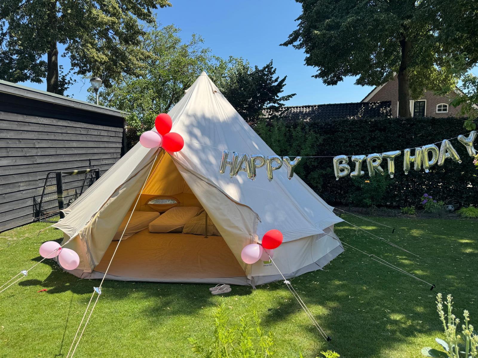 Tipi tent huren slaap feestje, Ophalen, Zo goed als nieuw, Verjaardag