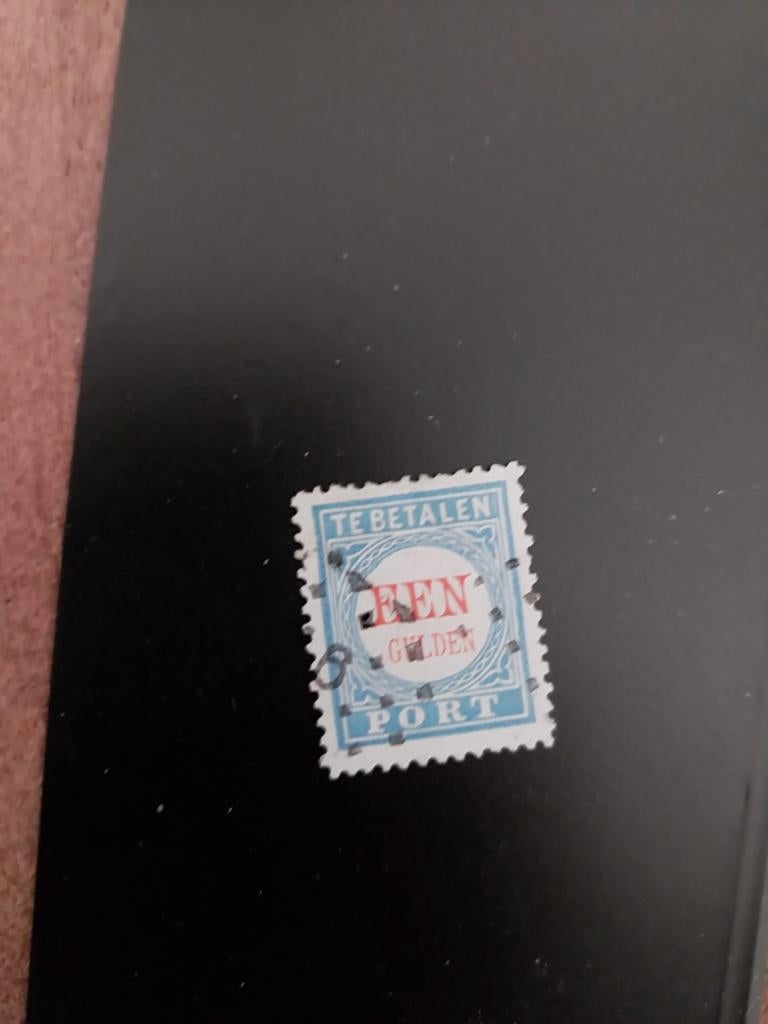 Nederlandse postzegel Nvph P 12 gestempeld., Ophalen of Verzenden