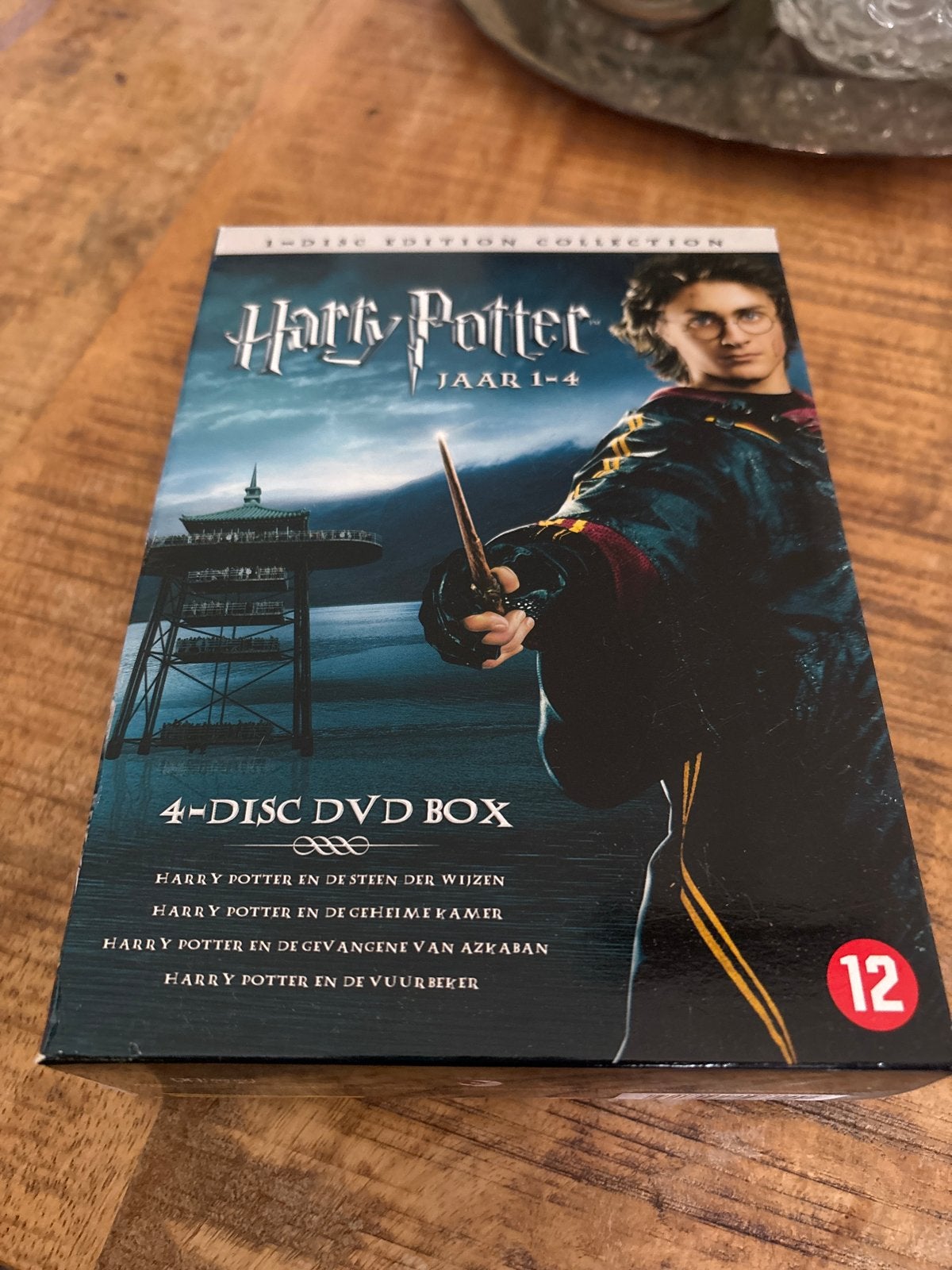 Harry Potter Jaren 1-4 4-Disc DVD Box, Gebruikt, Fantasy, Ophalen of Verzenden, Vanaf 12 jaar