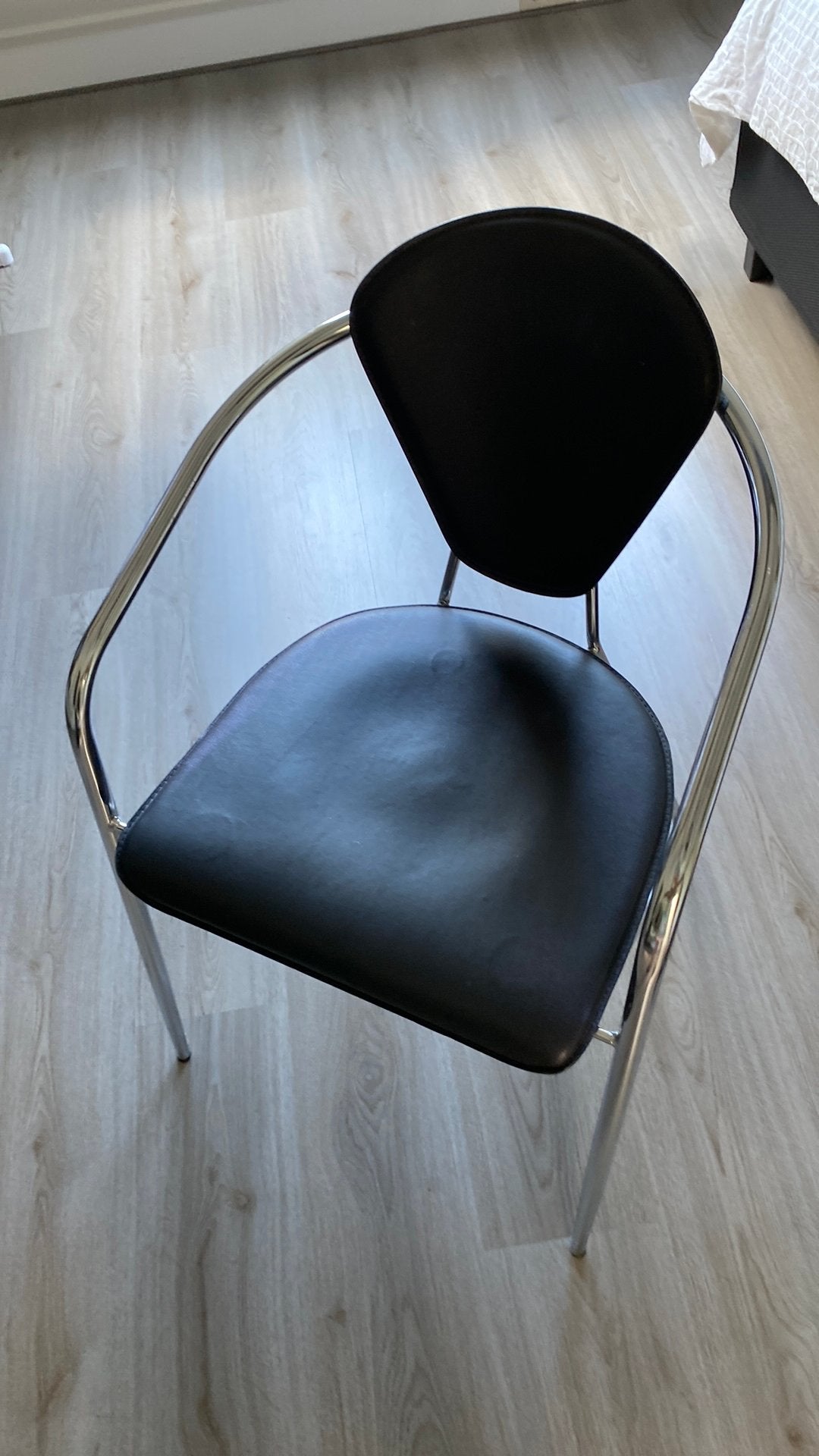Stoel zwart, Ophalen, Gebruikt, Zwart, Eén