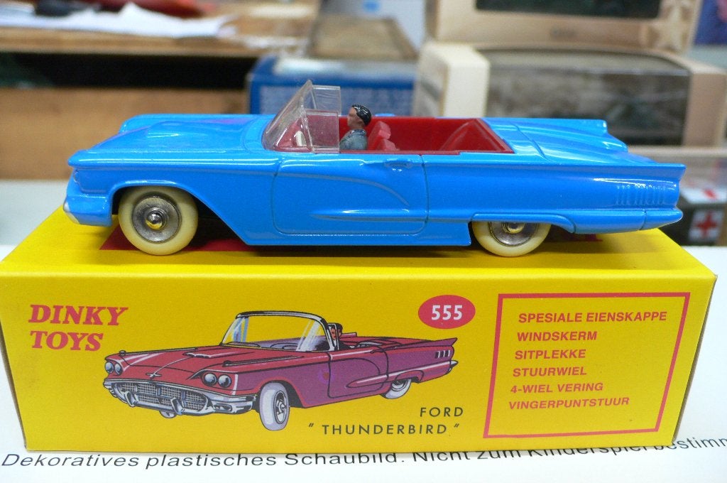 ford thunderbird -dinky toys/atlas  555  1/43, Verzenden, Nieuw, Auto, Dinky Toys