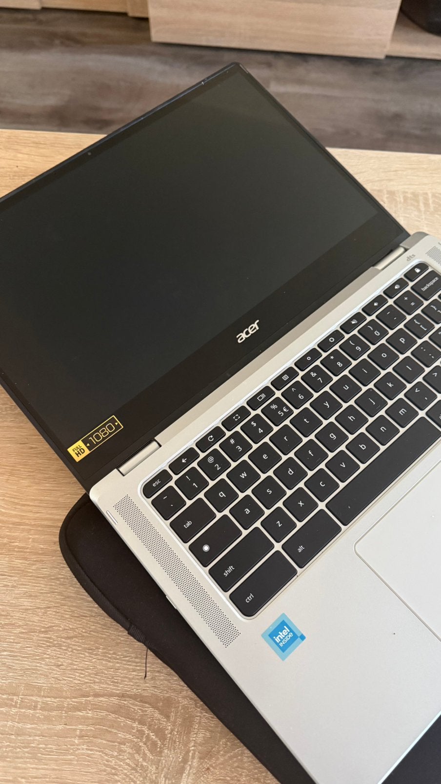 acer chromebook spin 314 touchscreen met oplader, 14 inch, 4 GB of minder, 64 GB, Touchscreen