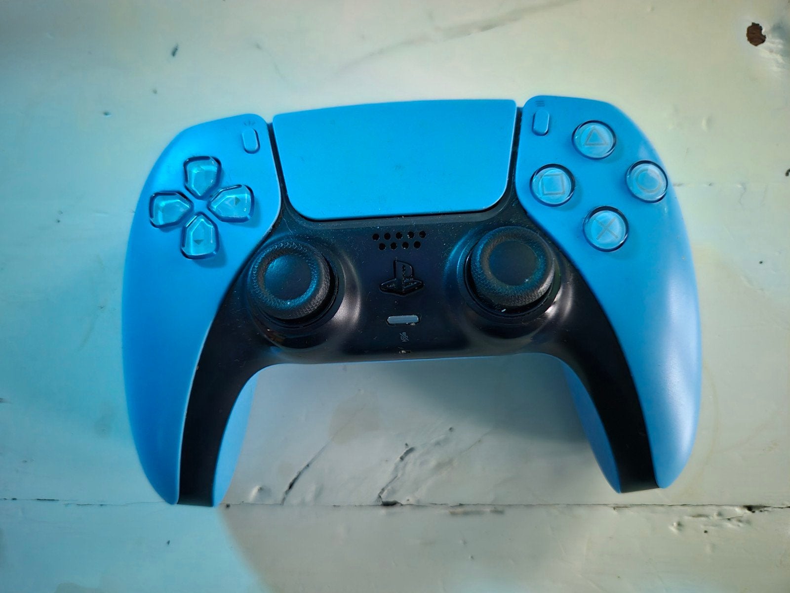 PS5 DualSense Controller - Starlight Blue, Ophalen of Verzenden, Zo goed als nieuw