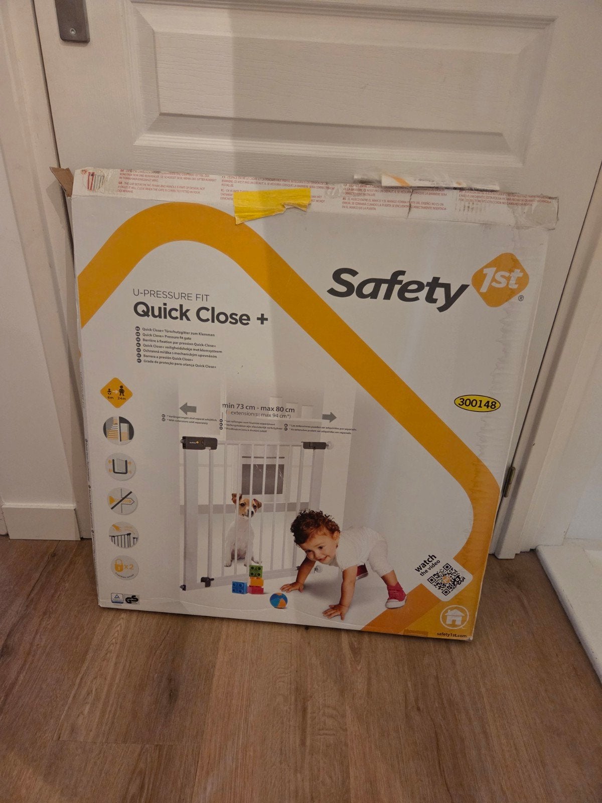 Safety 1st U-Pressure Fit Quick Close+ Traphekje, Ophalen, Zo goed als nieuw, Klemhekje, Metaal of IJzer