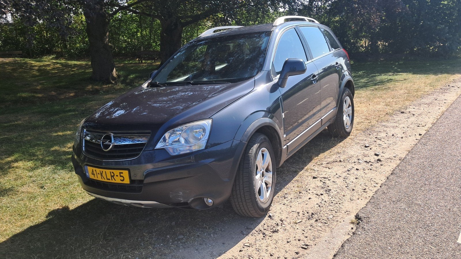 Opel Antara 2.4 16V 2010 Blauw 141000 km!, Auto's, 4 cilinders, Blauw, Handgeschakeld, Vierwielaandrijving
