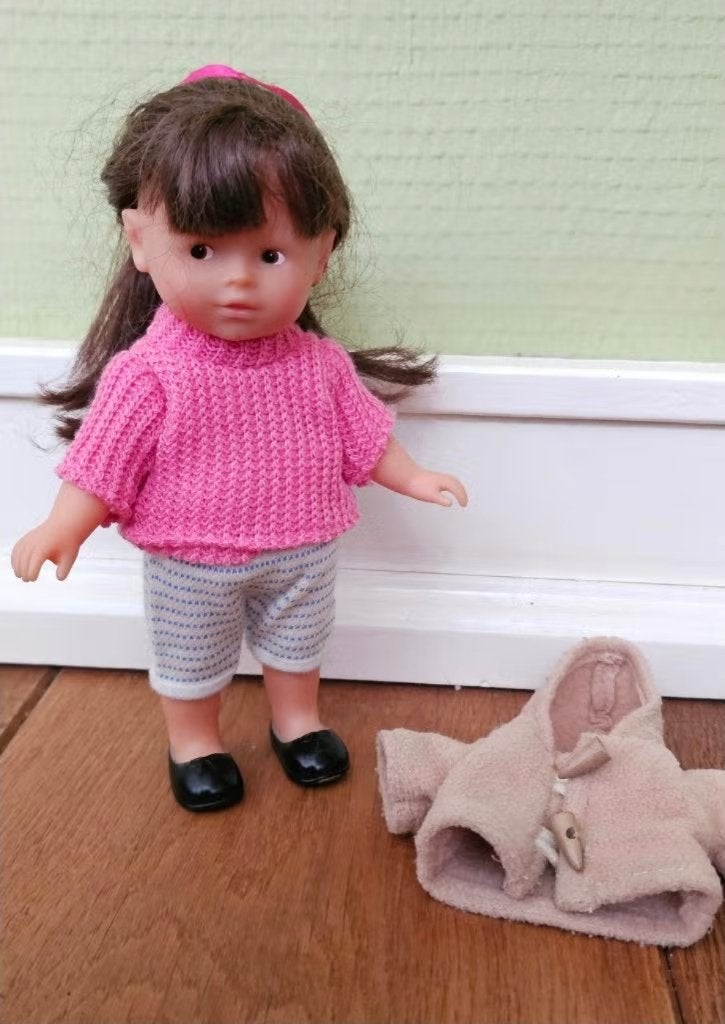 CorOlle popje ( 20cm) - met kleertjes- verzend ook, Ophalen, Gebruikt, Overige typen