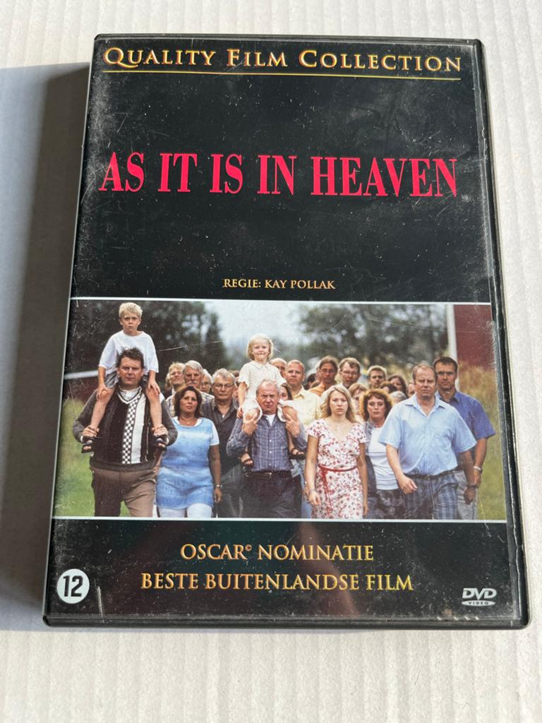 As It Is In Heaven DVD, Vanaf 12 jaar, Ophalen of Verzenden, Gebruikt
