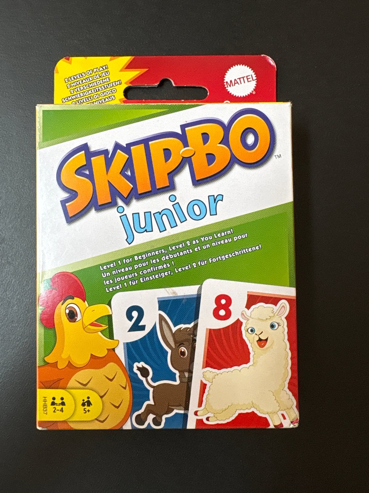 Skip-Bo Junior Kaartspel - Compleet in originele doos, Drie of vier spelers, Ophalen of Verzenden, Gebruikt