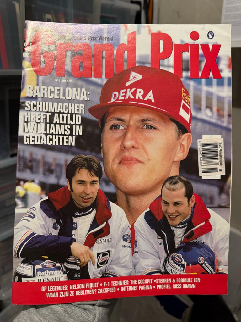 Grand Prix Wereld Magazine - Schumacher, F1, 1995, Ophalen of Verzenden, Gelezen, Sport en Vrije tijd