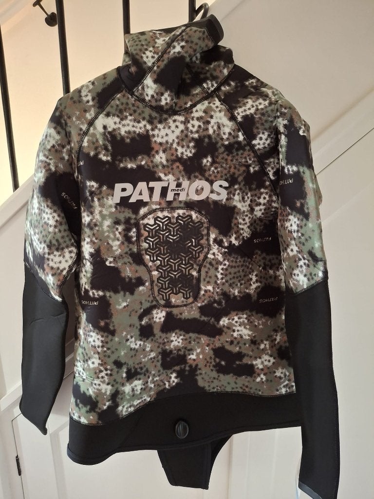Pathos Pro Speervissen Wetsuit Jacket Medi Camu 3mm XXL New, Wetsuit, Pathos, Ophalen of Verzenden, Pathos