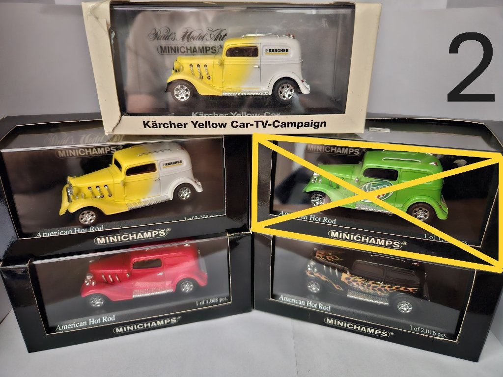 minichamps hotrod, Ophalen of Verzenden, Zo goed als nieuw, Auto, MiniChamps