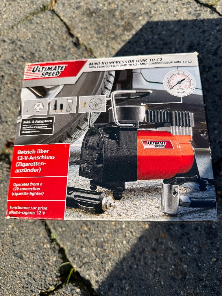Compressor mini 12 volt, Ophalen of Verzenden, Zo goed als nieuw
