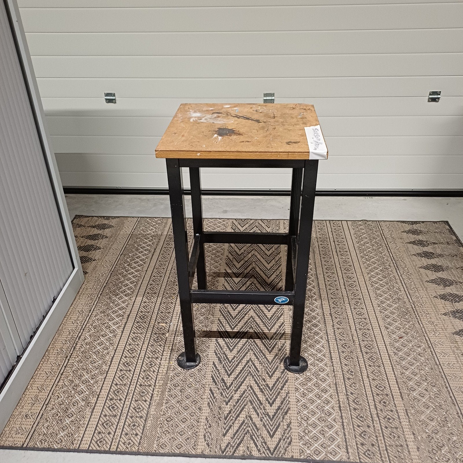 Vintage boormachine standaard tafel kniptafel ( de beuk ), Ophalen, Gebruikt, Boormachine