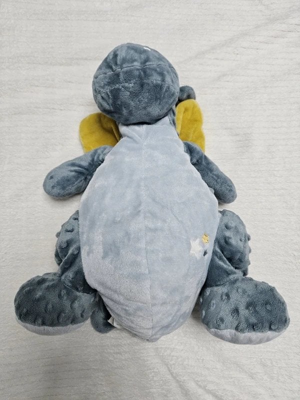 Noukie's Glow-in-the-Dark Draakje 'Lumi' met Gele Vleugels, Overige karakters, Overige typen, Ophalen of Verzenden, Zo goed als nieuw