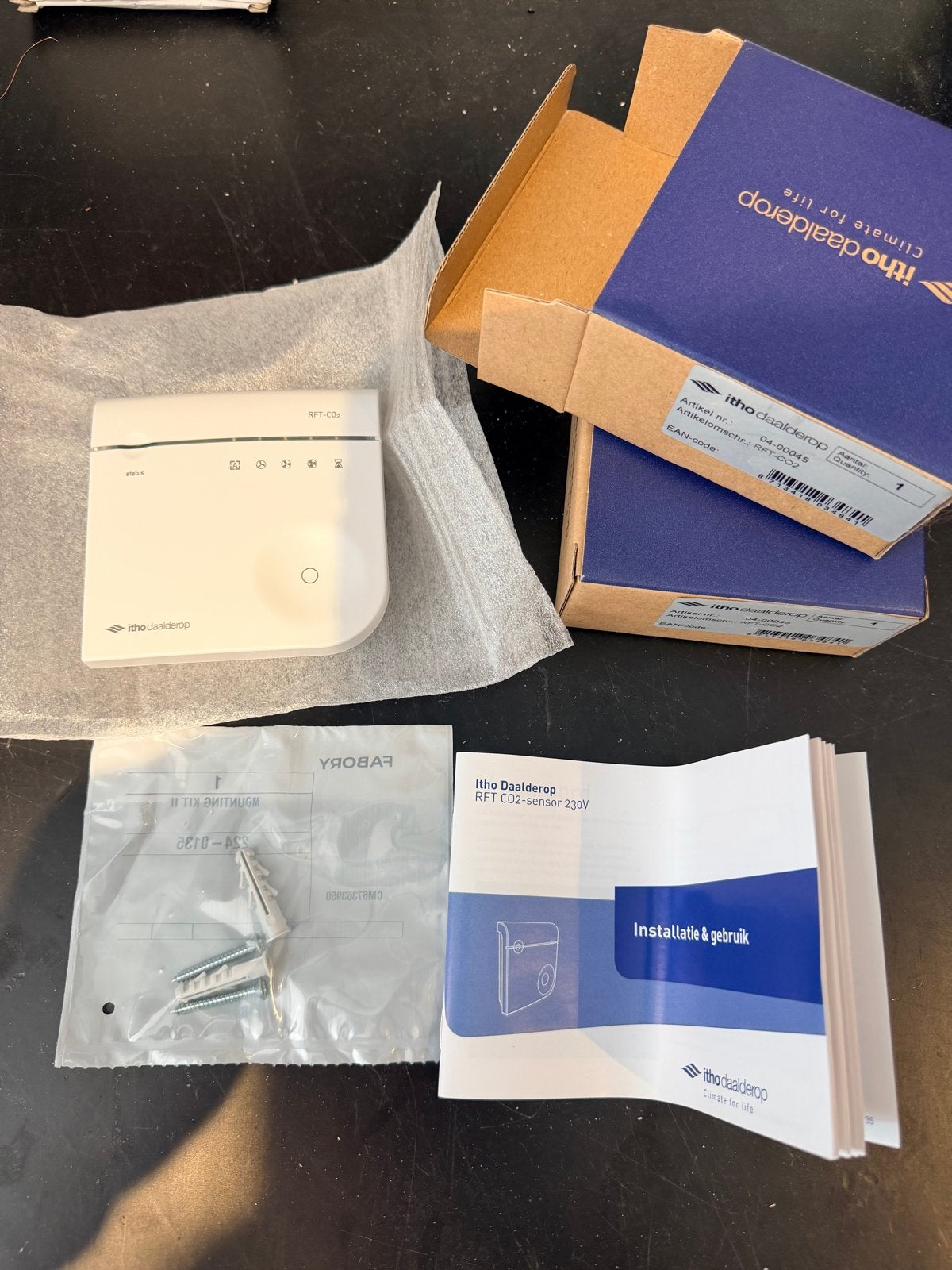 2x ithoDaalderop RFT CO2-sensor 230V - Nieuw in doos, Ophalen, Nieuw, Overige merken, Overige typen