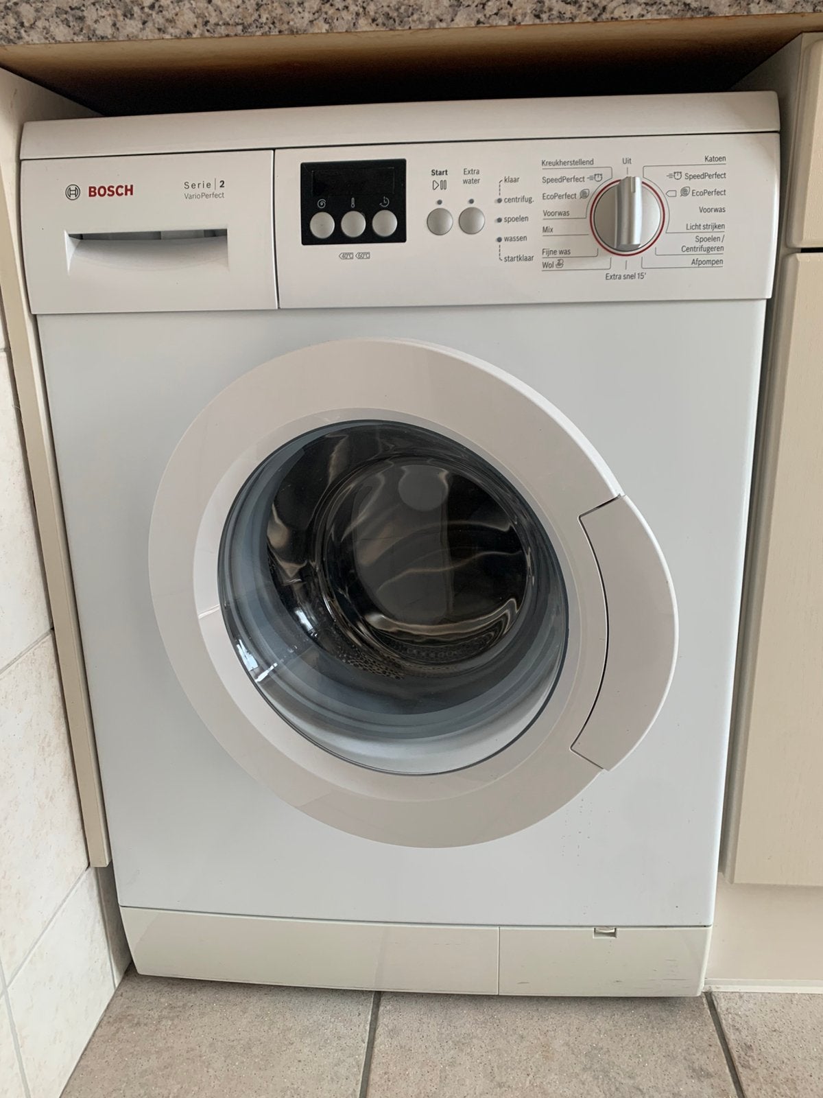 Bosch serie 2 vario perfect, Ophalen, Zo goed als nieuw, 1200 tot 1600 toeren, 6 tot 8 kg