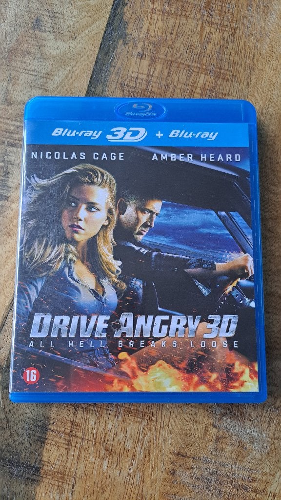 Drive Angry 3D - Bluray, Engels, Nederlands, Actie, Ophalen of Verzenden