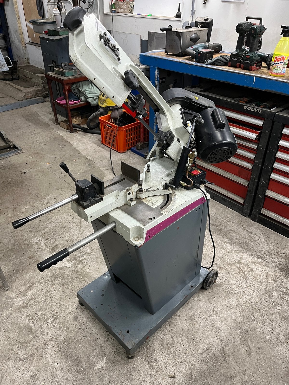 Optimum metaalbandzaag opti S 130 GH, Ophalen, Gebruikt, 70 mm of meer, Lintzaag