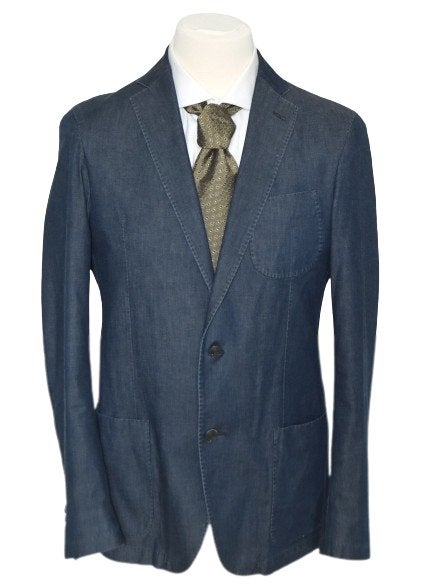 Nieuw Corneliani casual colbert, jasje, blauw, Mt. 50 / M, Kleding | Heren, Kostuums en Colberts, Corneliani, Nieuw, Verzenden