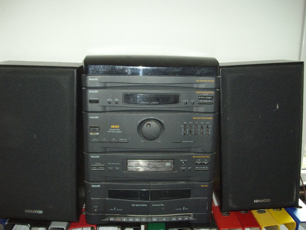 stereo installatie, Ophalen, Philips, Gebruikt, Cassettedeck