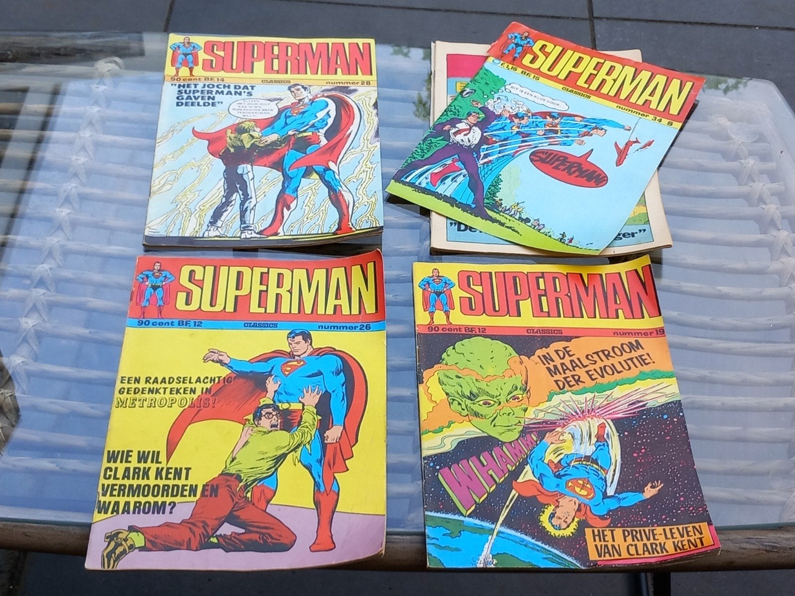Superman Classics Stripboeken - Nummers 19, 20, 26, 34, Boeken, Strips | Comics, Ophalen of Verzenden, Gelezen, Jerry Siegel en Joe Shuster