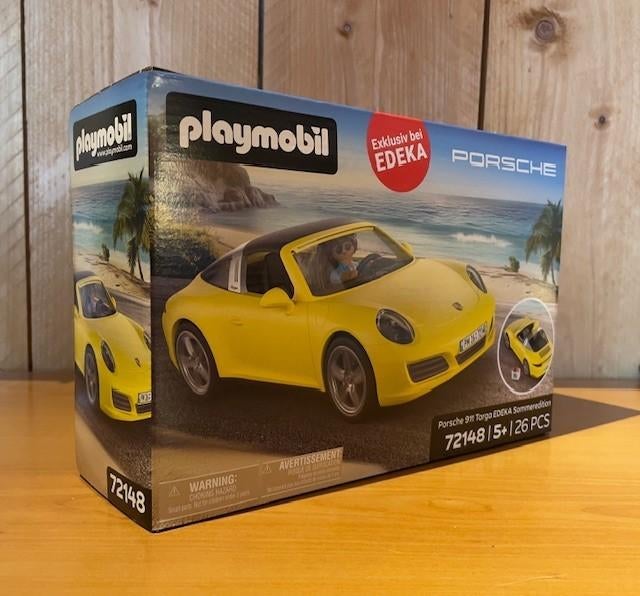 Playmobil 	72148	 Porsche 911 Targa Edeka Sommeredition, Ophalen of Verzenden, Nieuw, Complete set