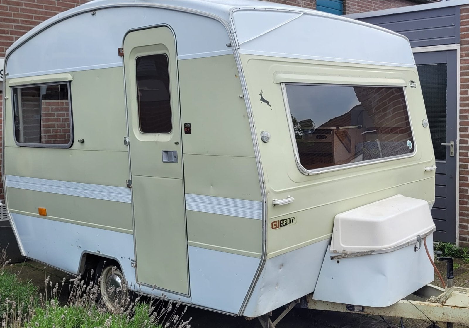 Vintage retro CI Sprite caravan 1973- voor de liefhebber!, Ophalen of Verzenden, Tot en met 2
