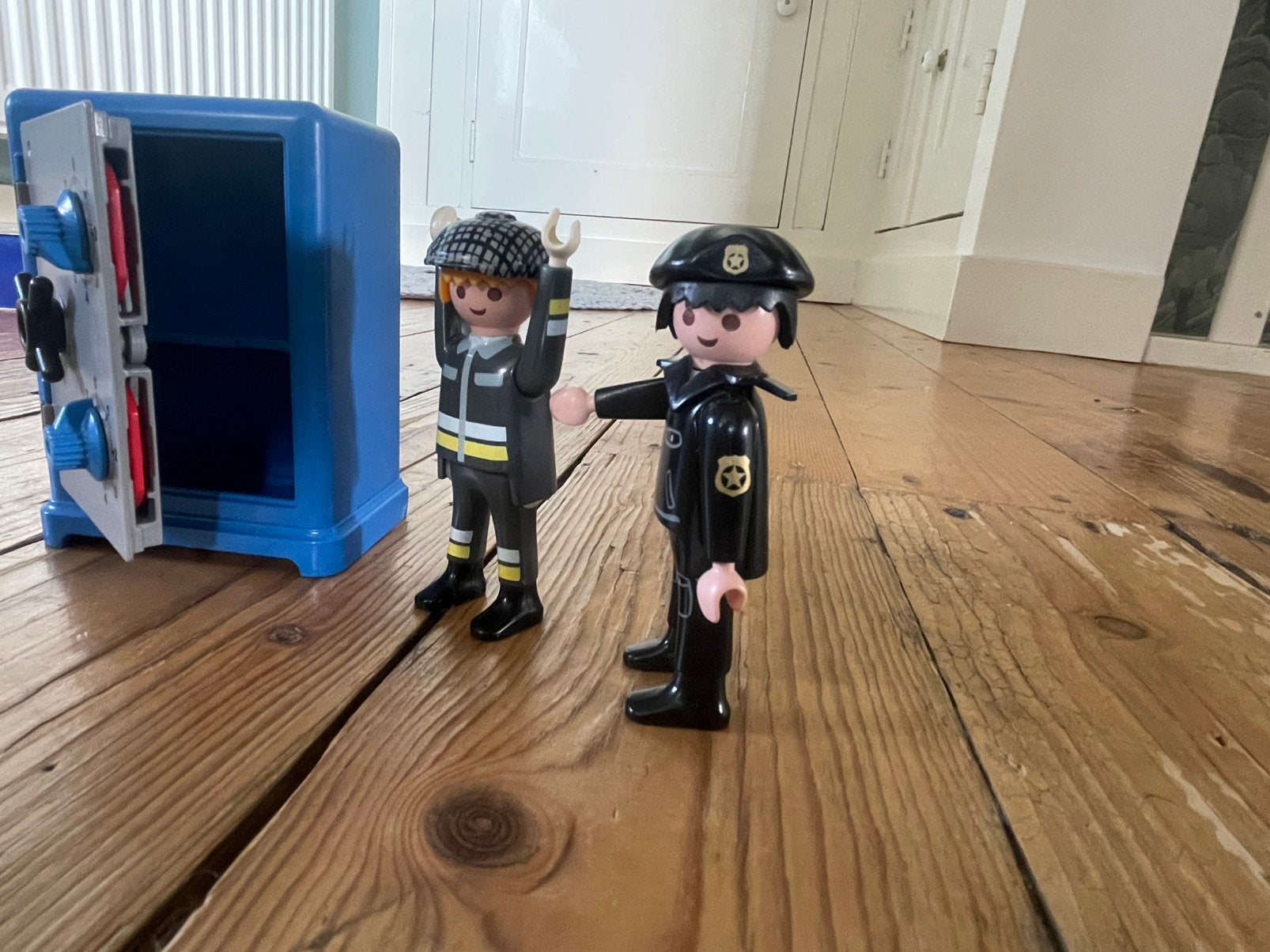 Playmobil dief, politie & kluis set, Kinderen en Baby's, Speelgoed | Playmobil, Gebruikt, Losse onderdelen, Overige typen, Ophalen of Verzenden