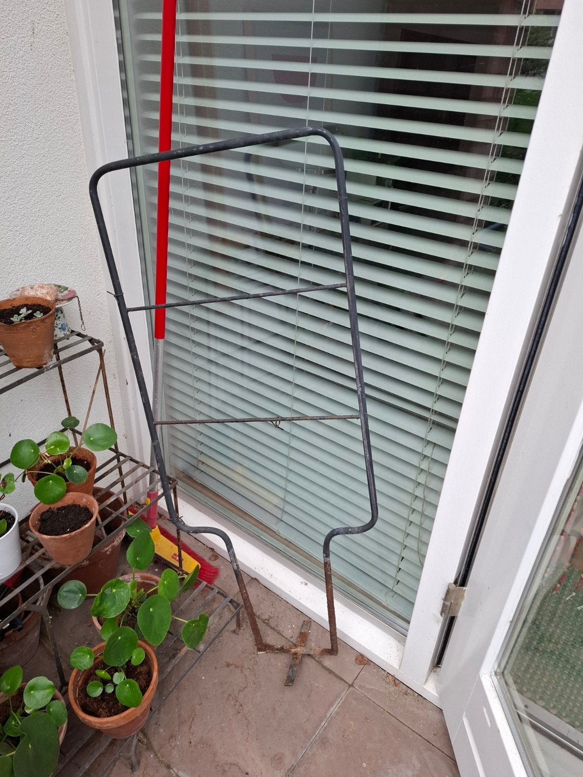 Metalen rek voor klimplanten in pot of volle grond, Tuin en Terras, Ophalen, Gebruikt