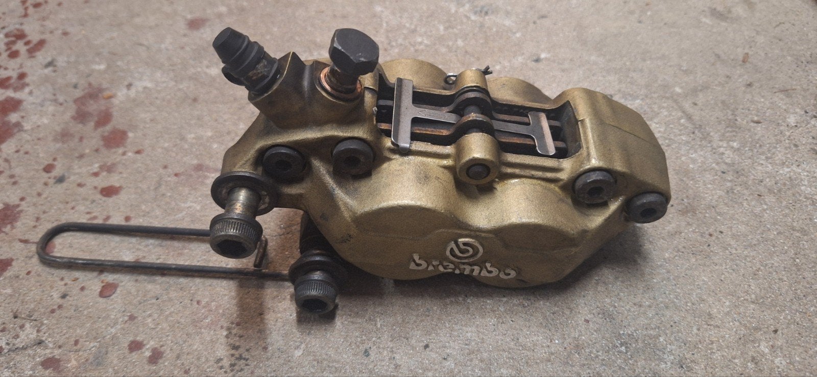 Brembo 40mm P4 Goldline Remtang Links, Motoren, Onderdelen | Ducati, Ophalen of Verzenden, Gebruikt