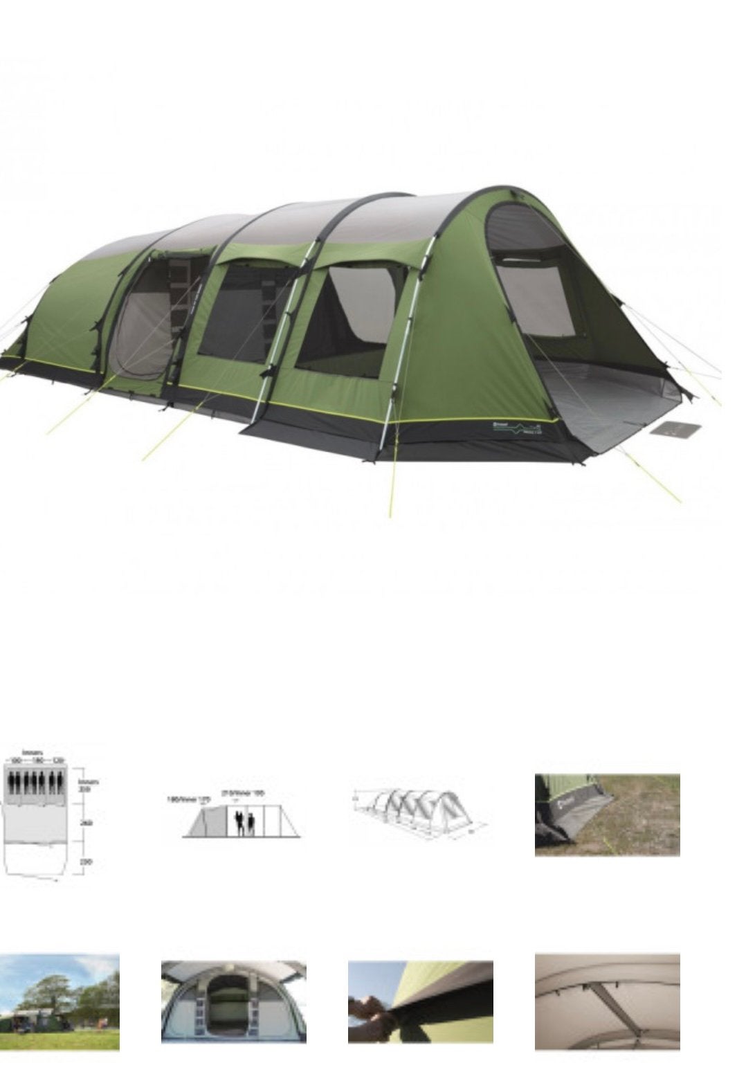 Outwell 7 ATC tent, Ophalen, Zo goed als nieuw