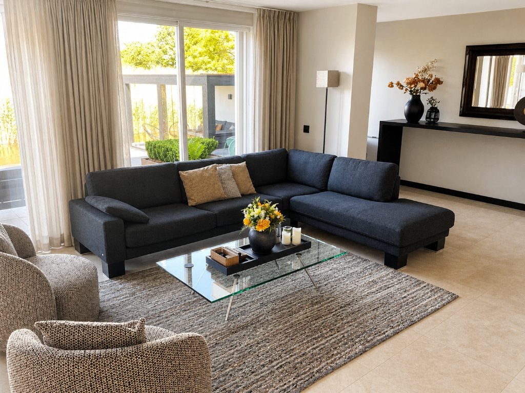 Rolf Benz EGO hoekbank, Huis en Inrichting, Ophalen, Gebruikt, Hoekbank, 300 cm of meer
