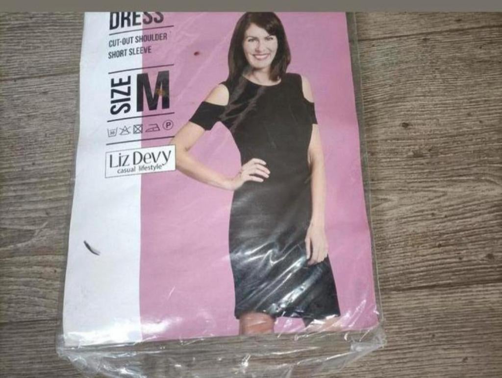 ❇️jurk van liz devy maat M❇️.    Nieuw, Kleding | Dames, Maat 38/40 (M), Verzenden, Zwart, Nieuw