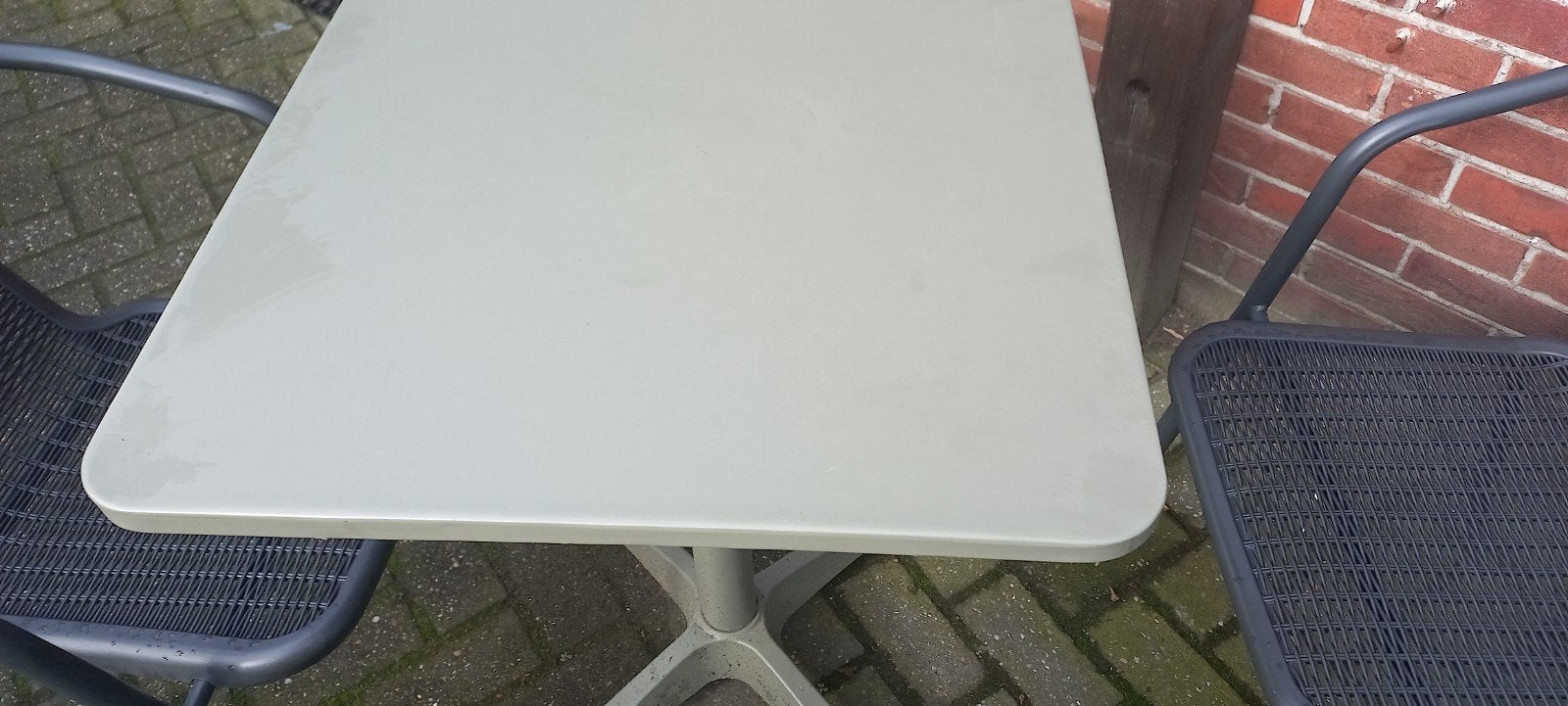 kompleet terras, 21 tafels 60 bij 60, 42 stoelen, Zakelijke goederen, Ophalen, Gebruikt, Meubilair
