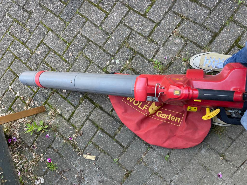 Wolf-Garten LBV 2500B Bladblazer/Zuiger op Benzine, Ophalen, Benzine, Gebruikt, Handgedragen