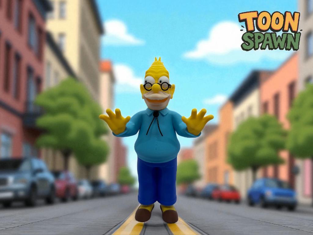Abe “Grandpa” Simpson Figuur, Verzamelen, Ophalen of Verzenden, Nieuw