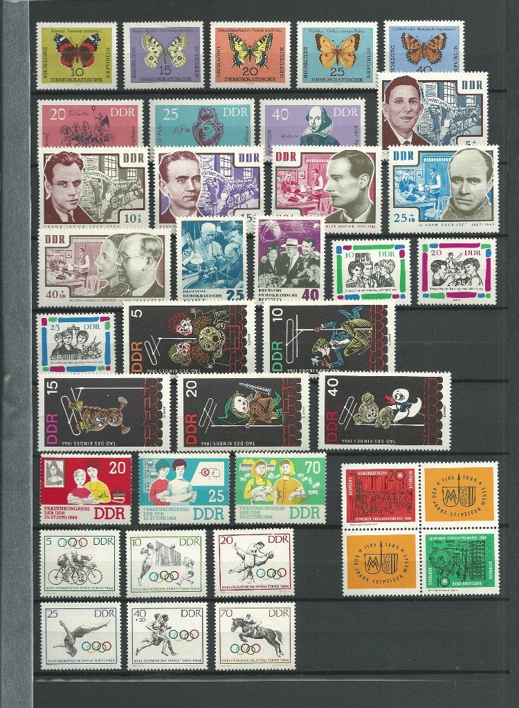 DDR, jaargang 1964, Helemaal kompleet, Postfris., Ophalen of Verzenden, DDR, Postfris