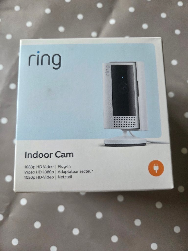 Ring Indoor Cam, Audio, Tv en Foto, Videobewaking, Ophalen, Zo goed als nieuw, Binnencamera
