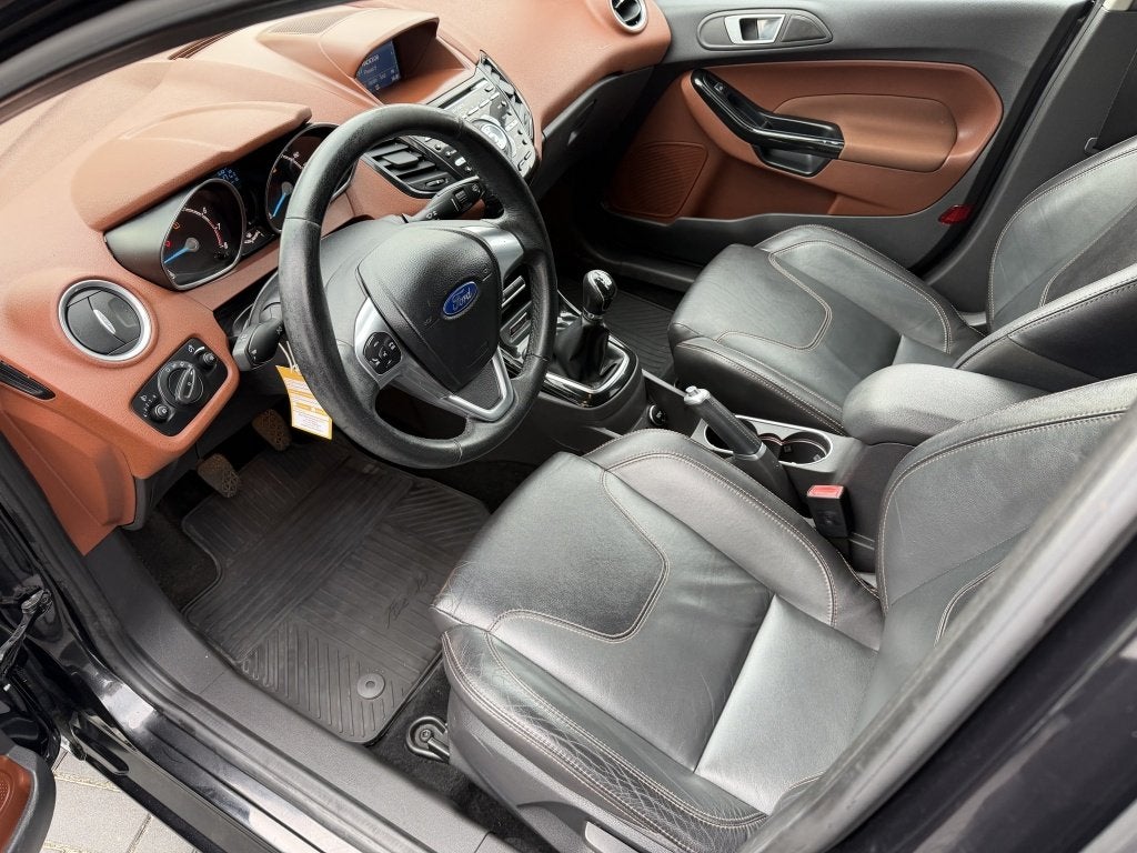 Ford Fiesta 1.0 EcoB. Titanium X| LEER| CLIMA| 5DRS| VOL OPT, Euro 5, 101 pk, Leder, Handgeschakeld