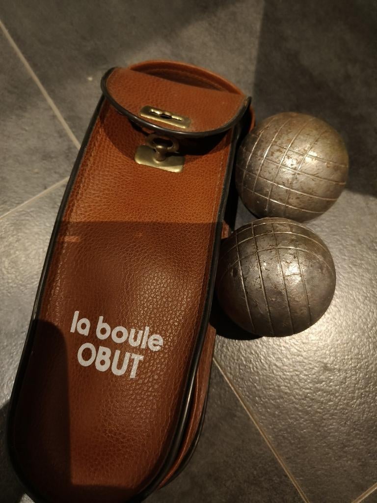 Jeu de boules ballen (2 stuks in tasje) La Boule Obut, Ophalen of Verzenden, Boksbal