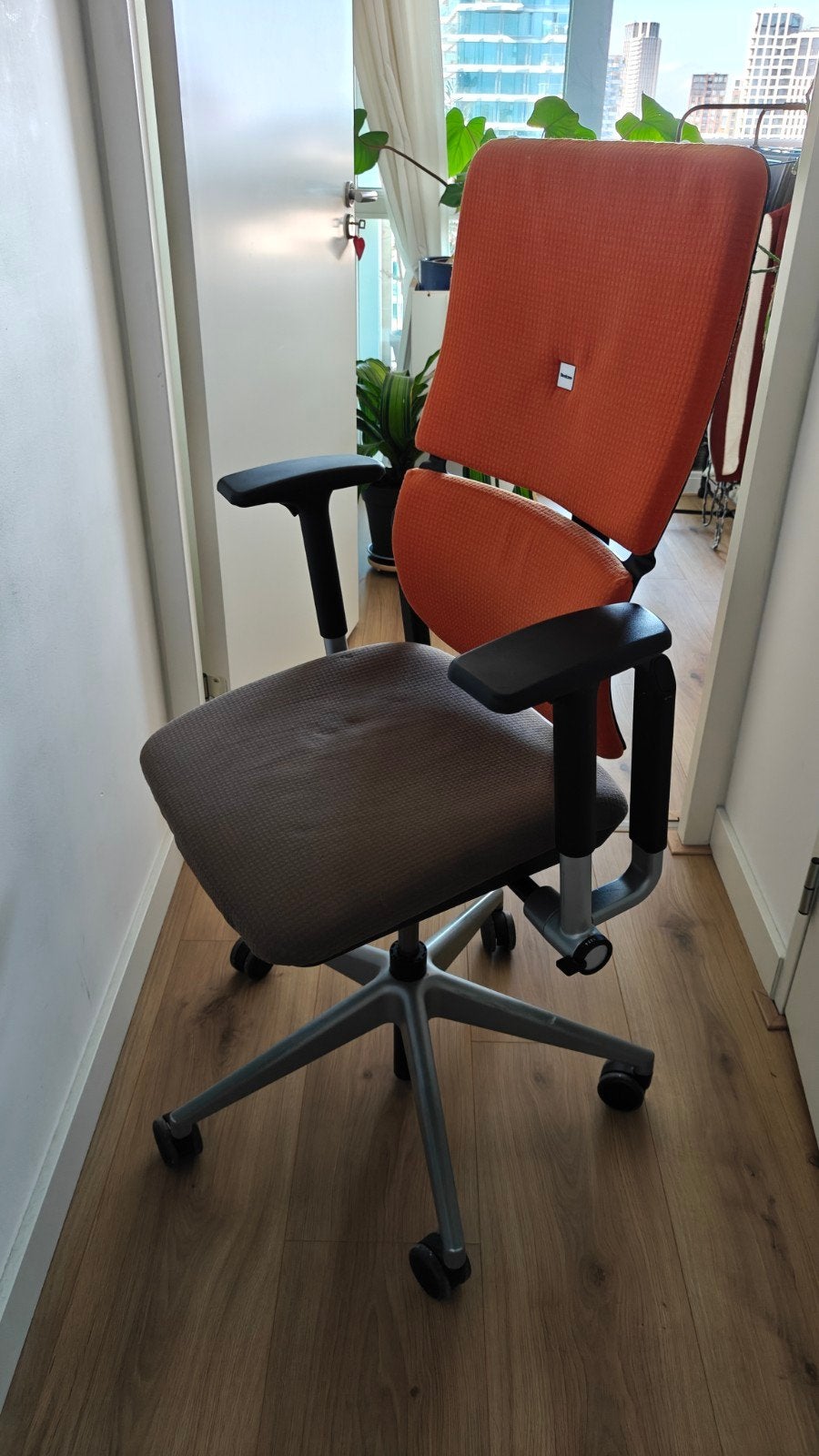 Steelcase Please Ergonomische Bureaustoel - Gebruikt, Ophalen, Gebruikt, Oranje, Bureaustoel