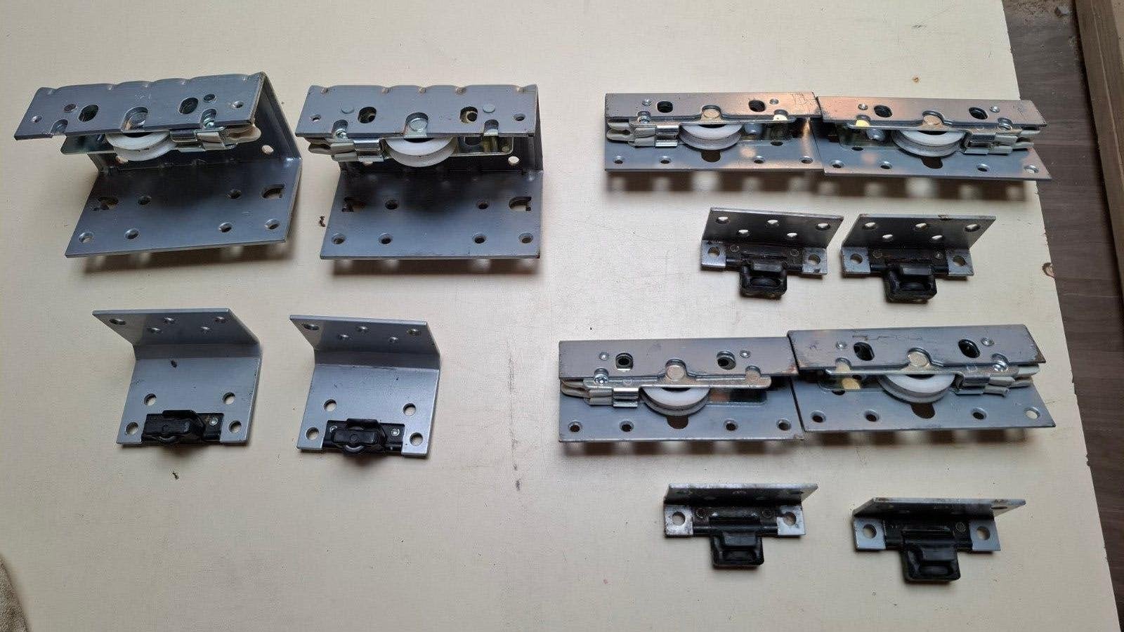 Schuifdeur systeem tbv max 3 schuifdeuren, Ophalen of Verzenden, Gebruikt, IJzer, Schuif of Grendel