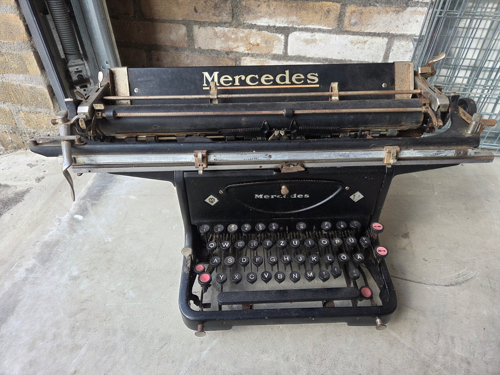 typ machine merk mercedes. wel oudje, Diversen, Typemachines, Ophalen, Gebruikt