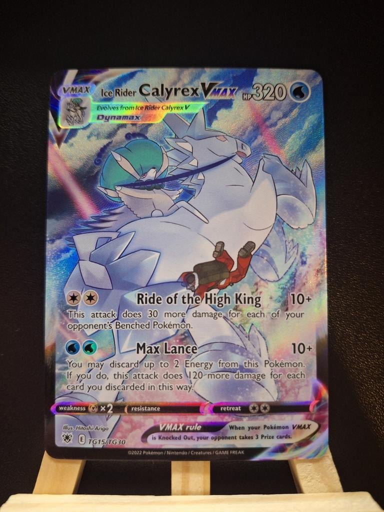 Ice Rider Calyrex Vmax TG15/TG30 Pokémon Kaart Goede Staat, Hobby en Vrije tijd, Verzamelkaartspellen | Pokémon, Ophalen of Verzenden