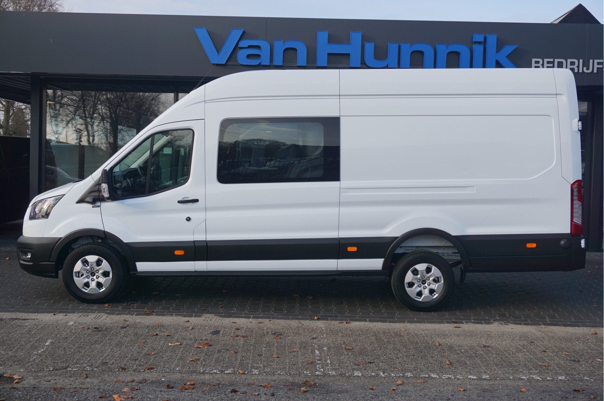 Ford Transit 350L 130PK L4H3 Dubbel Cabine BPM VRIJ! Navi,, Achterwielaandrijving, Gebruikt, 4 cilinders, 2800 kg