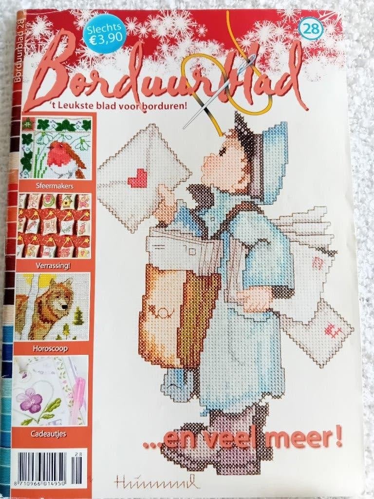 Borduurblad nr. 28, Hobby en Vrije tijd, Borduren en Borduurmachines, Ophalen of Verzenden, Zo goed als nieuw, Patroon