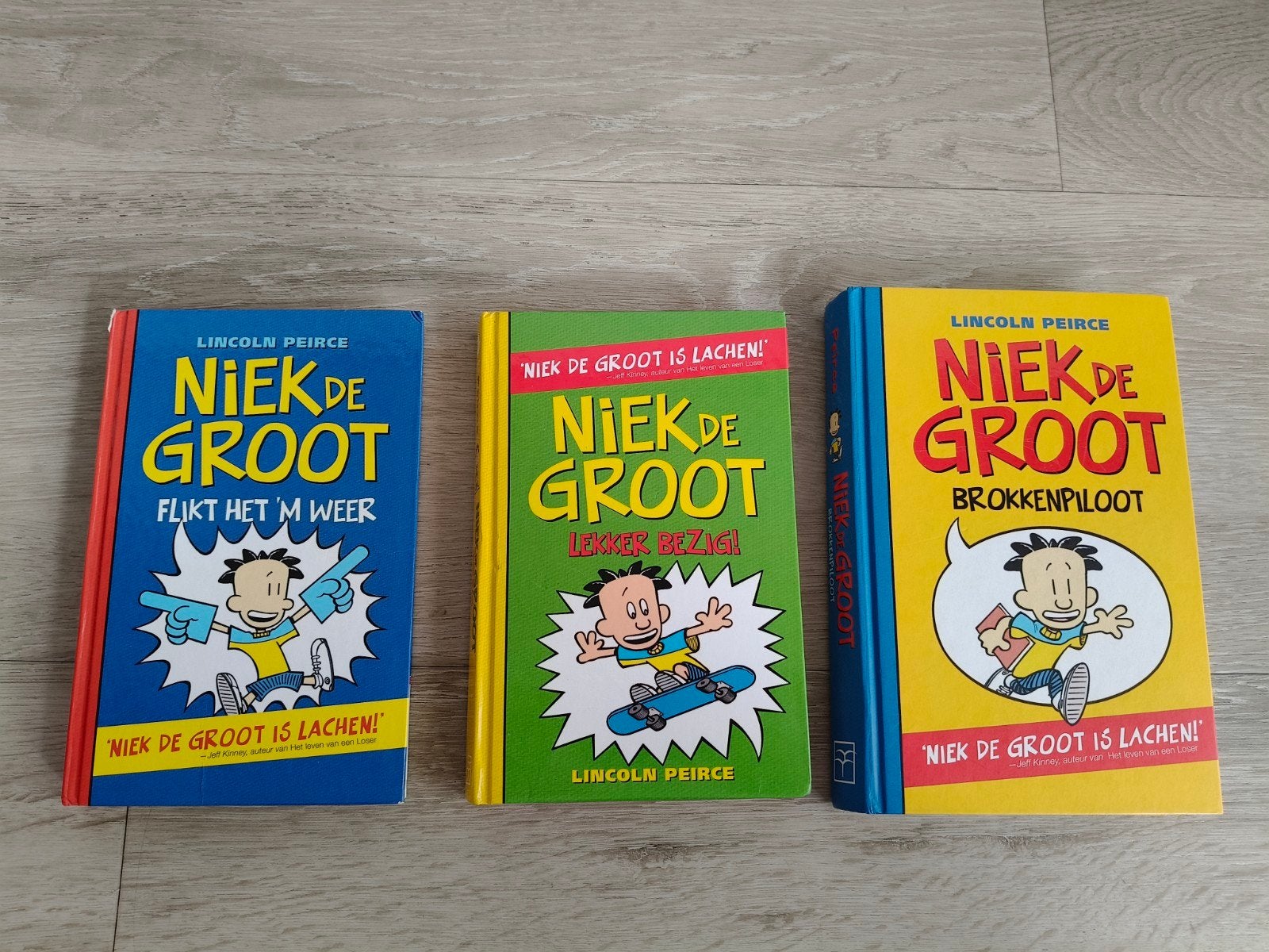Niek de Groot boeken - set van 3, Ophalen of Verzenden, Gelezen, Lincoln Peirce, Fictie