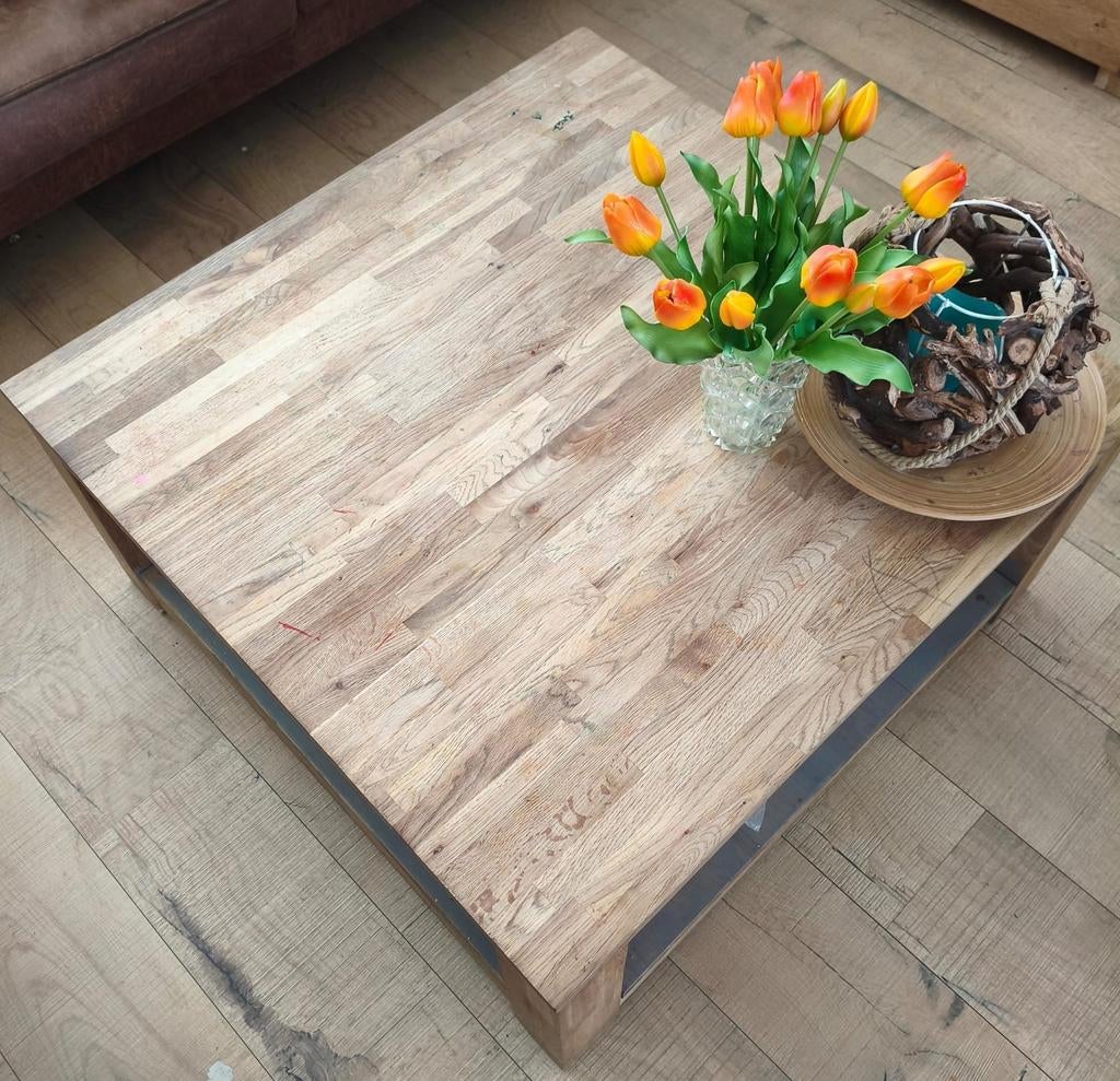 Woood Salontafel, Huis en Inrichting, Gebruikt, 50 tot 100 cm, Rond, Minder dan 50 cm