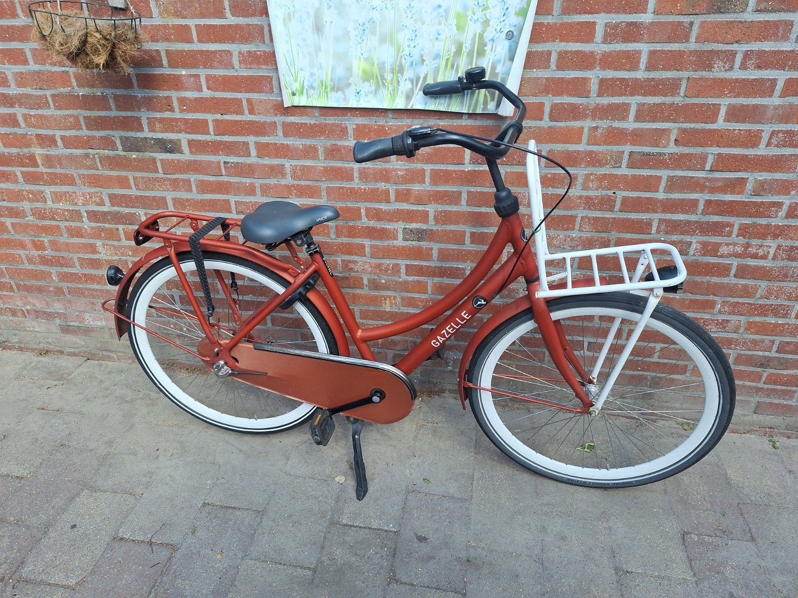 Gazelle puur meisjesfiets 26 inch, Ophalen, Terugtraprem, Versnellingen, Zo goed als nieuw