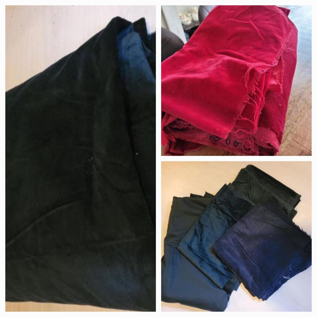Velours, vooral rood, zwart vele meters, Diversen, Sinterklaas, Ophalen